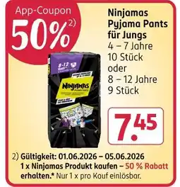 Rossmann Ninjamas pyjama pants Angebot