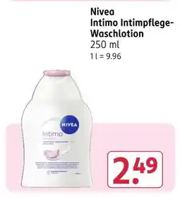 Rossmann Nivea intimo intimpflege-waschlotion Angebot