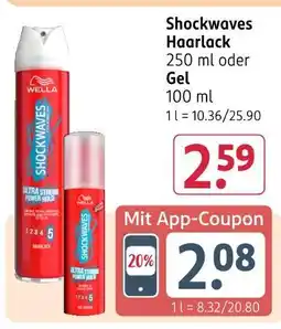 Rossmann Wella shockwaves haarlack oder gel Angebot