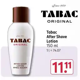 Rossmann Tabac after shave lotion Angebot