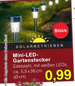 Jawoll Mini-LED- Gartenstecker Angebot