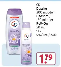 Rossmann Cd dusche Angebot