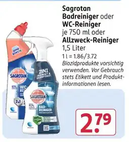 Rossmann Sagrotan badreiniger Angebot