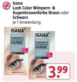 Rossmann Isana lash color wimpern- & augenbrauenfarbe Angebot