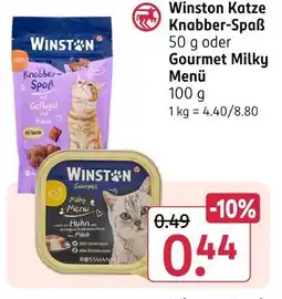 Rossmann Winston katze knabber-spaß Angebot