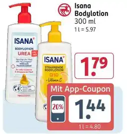 Rossmann Isana bodylotion Angebot