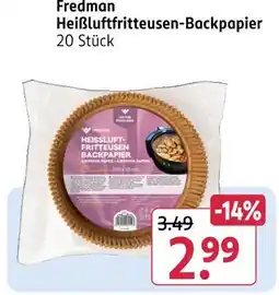 Rossmann Fredman heißluftfritteusen-backpapier Angebot