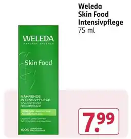 Rossmann Weleda skin food intensivpflege Angebot