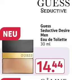 Rossmann Guess seductive desire men eau de toilette Angebot