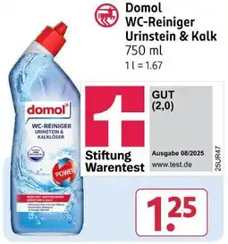 Rossmann Domol wc-reiniger urinstein & kalk Angebot