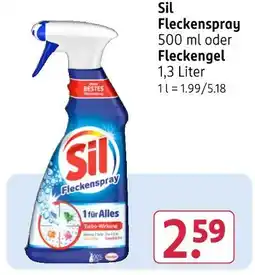 Rossmann Sil fleckenspray Angebot