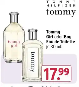 Rossmann Tommy hilfiger eau de toilette Angebot