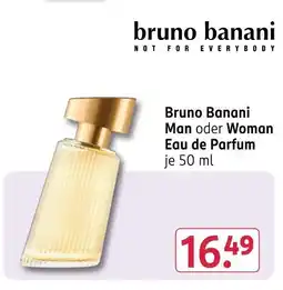 Rossmann Bruno banani man eau de parfum Angebot