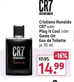 Rossmann Cristiano ronaldo cr7 eau de toilette Angebot