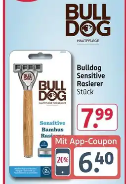 Rossmann Bulldog sensitive rasierer Angebot