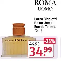 Rossmann Laura biagiotti roma uomo eau de toilette Angebot