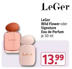 Rossmann Leger wild flower eau de parfum oder signature eau de parfum Angebot