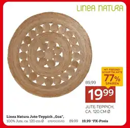 XXXLutz Linea natura jute-teppich „goa“ Angebot