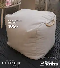 Kabs Polsterwelt Outdoor poof integral Angebot