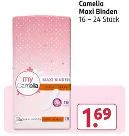 Rossmann My camelia maxi binden Angebot