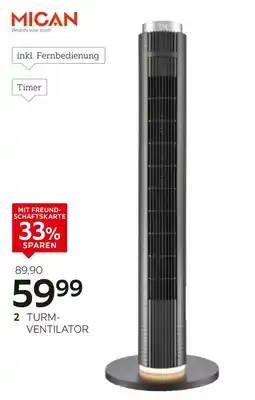 XXXLutz Mican turmventilator „cervantes“ Angebot