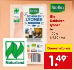 Netto Marken-Discount Biobio bio schinkenlyoner Angebot
