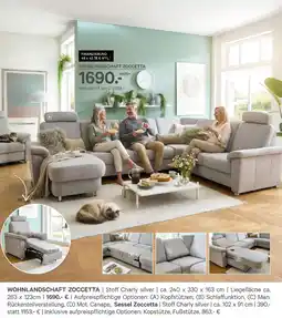 Kabs Polsterwelt Wohnlandschaft zoccetta Angebot