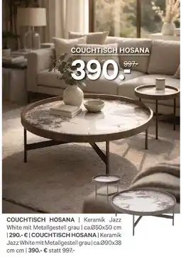 Kabs Polsterwelt Couchtisch hosana ca. ø 50x50 cm Angebot