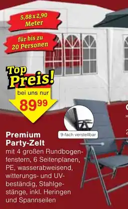 Jawoll Premium Party-Zelt Angebot