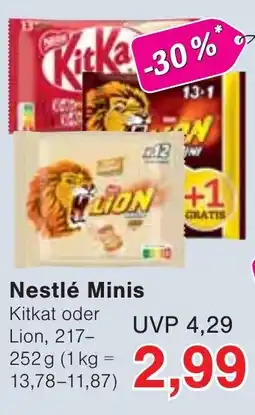 Jawoll Nestlé Minis Angebot