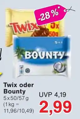 Jawoll Twix oder Bounty Angebot