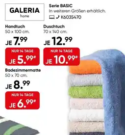 Galeria Serie BASIC Handtuch Angebot