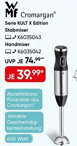 Galeria MF Cromargan Serie KULT X Edition Stabmixer Angebot