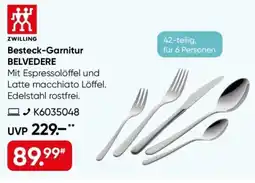 Galeria ZWILLING Besteck-Garnitur BELVEDERE Angebot