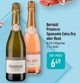 Galeria Bertoldi Prosecco Spumante Extra Dry oder Rosé Angebot