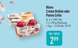 Galeria Rians Crème Brûlée oder Panna Cotta Angebot