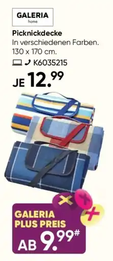 Galeria Picknickdecke Angebot