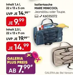 Galeria Isoliertasche MARE MINICOOL Angebot