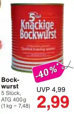 Jawoll Bockwurst Angebot