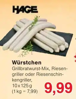 Jawoll HAGE Würstchen Angebot