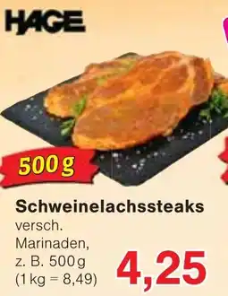 Jawoll HAGE Schweinelachssteaks Angebot