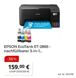 Saturn EPSON EcoTank ET-2865- nachfüllbarer 3-in-1... Angebot