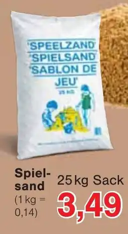 Jawoll Spielsand Angebot