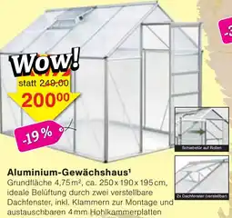Jawoll Aluminium-Gewächshaus Angebot