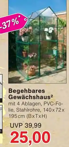 Jawoll Begehbares Gewächshaus Angebot