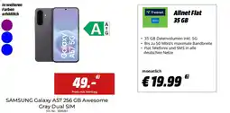 Saturn SAMSUNG Galaxy A57 256 GB Awesome Gray Dual SIM + Allnet Flat 35 GB Angebot