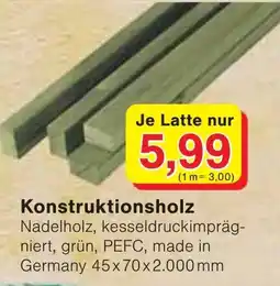 Jawoll Konstruktionsholz Angebot