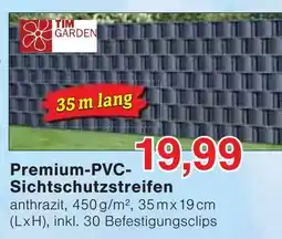 Jawoll TIM GARDEN Premium-PVC- Sichtschutzstreifen Angebot
