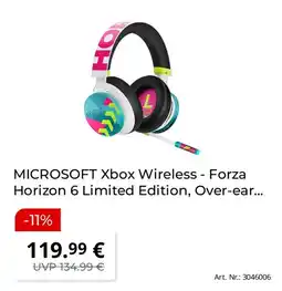 Saturn MICROSOFT Xbox Wireless - Forza Horizon 6 Limited Edition, Over-ear... Angebot