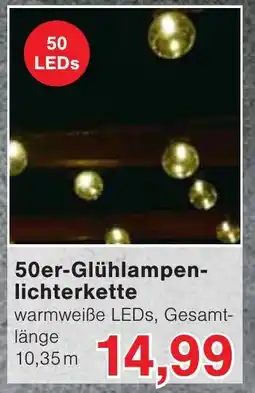 Jawoll 50er-Glühlampen lichterkette Angebot